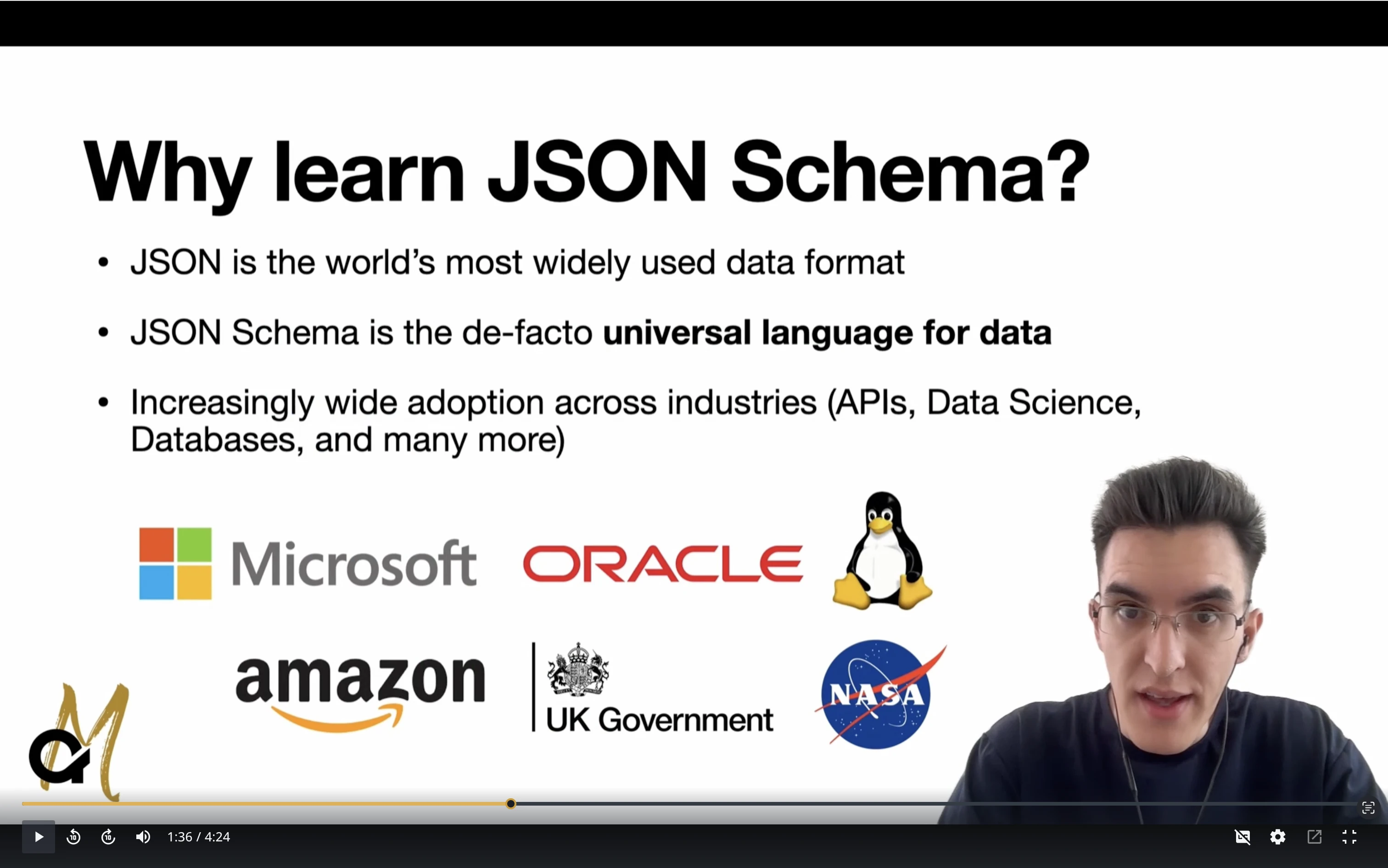 JSON Schema for OpenAPI course